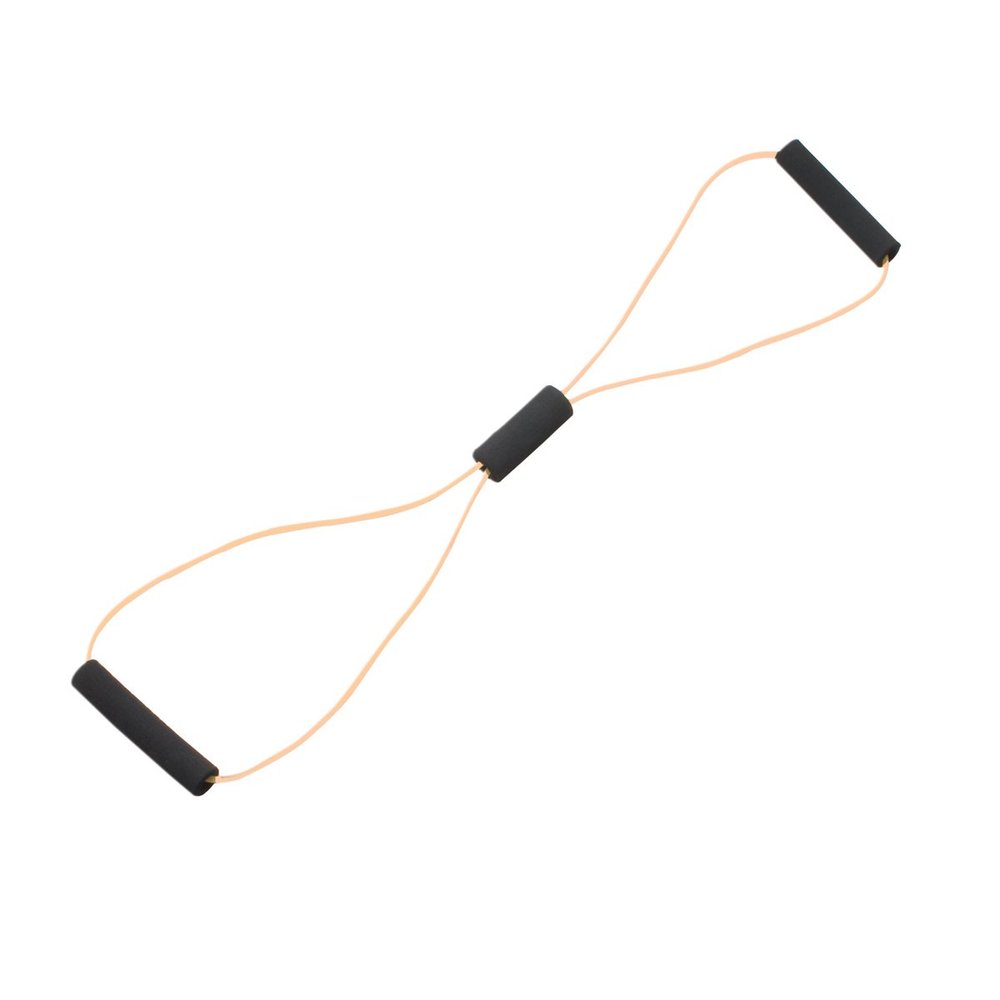 CanDo Bowtie Exercise Tubing, Tan, 30 Inch