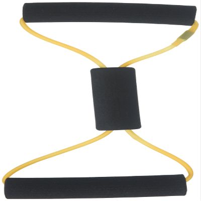 CanDo Bowtie Exercise Tubing, Tan, 14 Inch