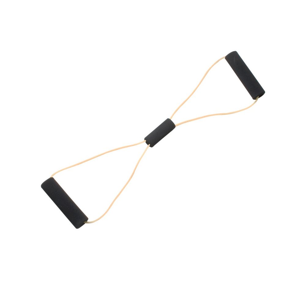 CanDo Bowtie Exercise Tubing, Tan, 22 Inch