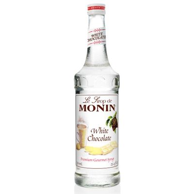 Monin - White Chocolate Syrup | Premium Syrup for Lattes, Mochas & More | Clean Label with No Artificial Flavors, No Artificial Preservatives (BPA-Free Glass Bottle, 750 ml)