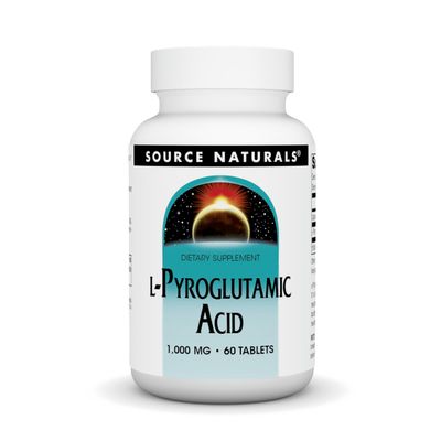 Source Naturals L-Pyroglutamic Acid Dietary Supplement - 60 Tablets
