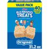 Rice Krispies Treats Crispy Marshmallow Squares, Kids Snacks, Snack Bars, Original, 31.2oz Box (40 Bars) view 1