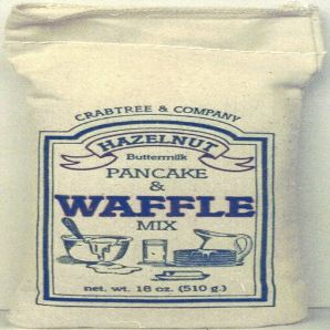 Crabtree & Company Hazelnut Pancake and Waffle Mix (Case of 12)18oz. Bags