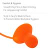 Howard LEIGHT Honeywell Home Howard Leight by Quiet Corded Reusable Earplugs, 100 Pairs (QD30), Orange view 3