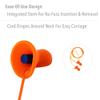 Howard LEIGHT Honeywell Home Howard Leight by Quiet Corded Reusable Earplugs, 100 Pairs (QD30), Orange view 4
