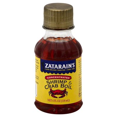 Zatarain's Concentrated Shrimp & Crab Boil, 4 fl oz (Pack of 6)