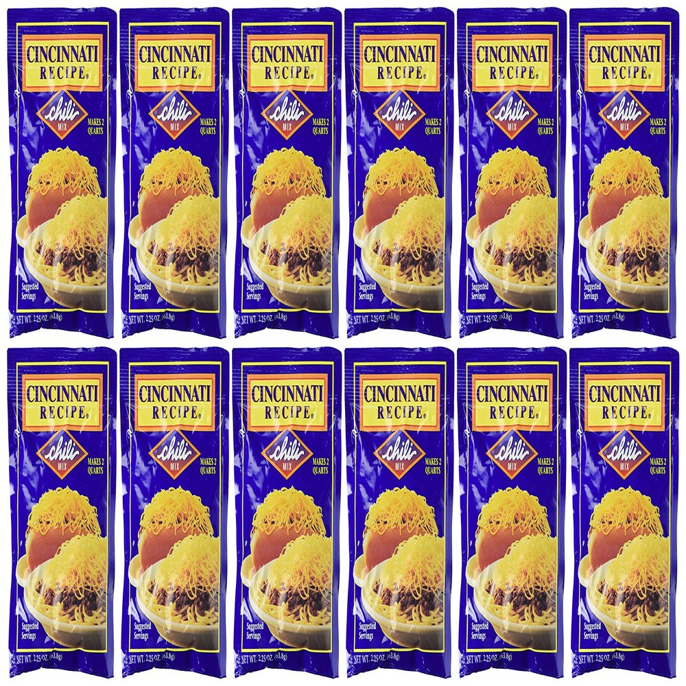 12 Pack Cincinnati Chili Mix packets