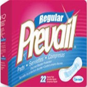 Prevail Bladder Control Pads, Light, 9.25" - 22/Bag