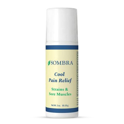 Sombra Cool Pain Relief 3 oz Roll-On for Sore Muscles & Muscle Recovery