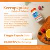 Doctor's BEST Serrapeptase, 40,000 SPU, Supports Sinus Health, Non-GMO, Vegan 90 Veggie Caps view 3