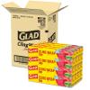 Glad Cling N Seal Plastic Food Wrap, 200 Square Foot Roll, Pack of 12, (Package May Vary) view 1