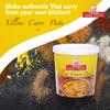 Mae Ploy Thai Yellow Curry Paste for Restaurant-Quality Curries, Aromatic Blend of Herbs, Spices & Shrimp Paste, No MSG, Preservatives or Artificial Coloring (14oz Tub) view 3