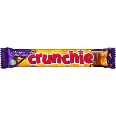 Cadbury Crunchie Chocolate Bar, 40 g
