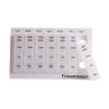 DMI Weekly 7-Day Pill Organizer Medication Planner, 28 1.5 x 1.5 Inch Containers, Clear view 3