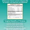 Global Health Trax GHT - ThreeLac Lemon Probiotic Drink Mix for Digestive Health - Advanced Probiotic Powder Formula for Men, Women & Kids - Immune Support & Gut Balance, Non-GMO - 60 Packets view 3
