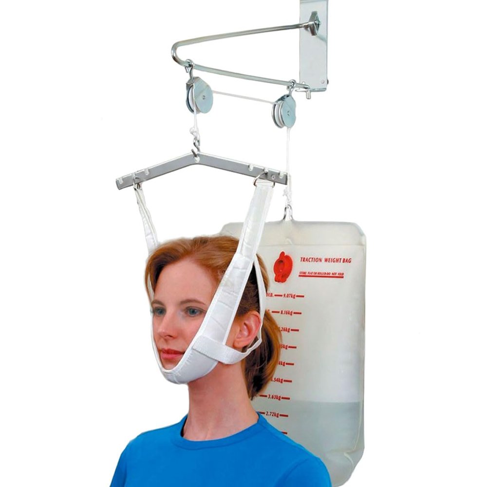 DMI Over the Door Posture Corrector and Cervical Neck Traction Device for Physical Therapy, FSA HSA Eligible Neck Stretcher, Back Stretcher, Neck Pain, Migraine Relief, Back Pain or Arthritis