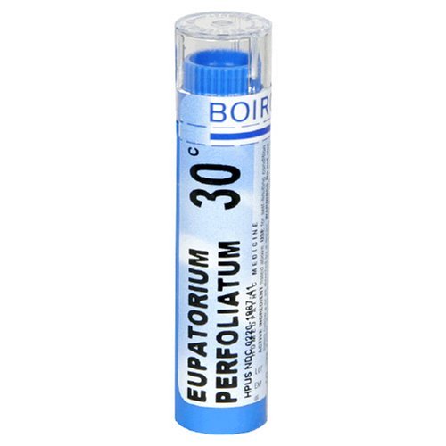 Boiron Eupatorium Perfoliatum 30C, Homeopathic Medicine for Stiffness and Bone Pain, 80 Pellets
