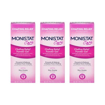 Monistat Soothing Care Chafing Relief Powder-Gel, 1.5-Ounce Containers (Pack of 3)