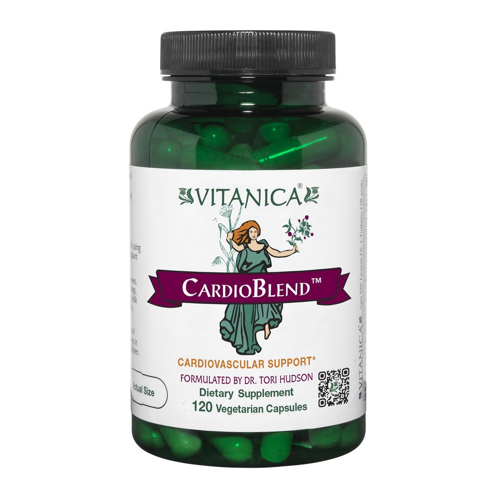 Vitanica, CardioBlend, Cardiovascular Support, Vegan, 120 Capsules