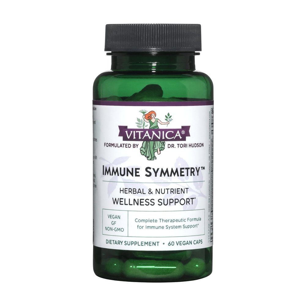 Vitanica Immune Symmetry, Immune Support, Vegan, 60 Capsules