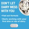 Lactaid Fast Act Lactose Intolerance Relief Caplets with Lactase Enzyme to Prevent Gas, Bloating & Diarrhea Due to Lactose Sensitivity, Ideal for Travel & On-The-Go, 12 Packs of 1-Count view 2