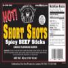 Buffalo Bills Hot Short Shots (120 hot and spicy 3.5 beef sticks per 30oz bag) view 3