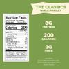 Al Dente Garlic Parsley Fettuccine  All-Natural Egg Pasta. Delicious, Gourmet, And Versatile. Traditional Pasta Noodles Made With Cage-Free Eggs, Semolina, Garlic, And Parsley. Make Any Recipe Look and Feel Like A High-End Dish. 12oz Bags (Pack of 6 view 2