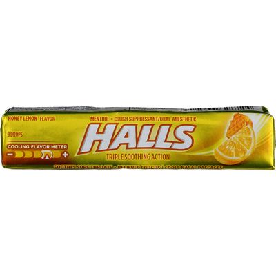 Halls Honey Lemon,1-9 drops stick