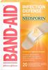 Band-Aid Adhesive Bandages Plus Antibiotic, Assorted, 20 Bandages view 1