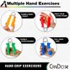 CanDo Hand Grip Exerciser Pair - Red, Light - 6 lb view 3