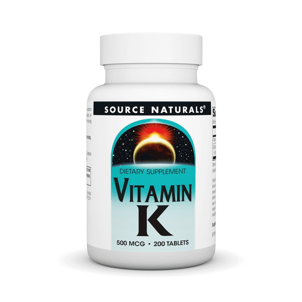 Source Naturals Vitamin K - 500mcg - 200 Tablets