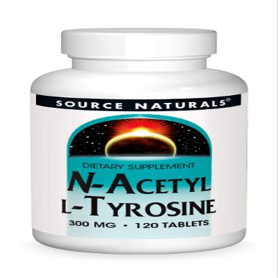 Source Naturals N-Acetyl L-Tyrosine Dietary Supplement - 120 Tablets
