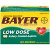 Bayer Aspirin Regimen Low Dose 81mg Enteric Coated Pain Reliever Tablets, 120 Count view 1