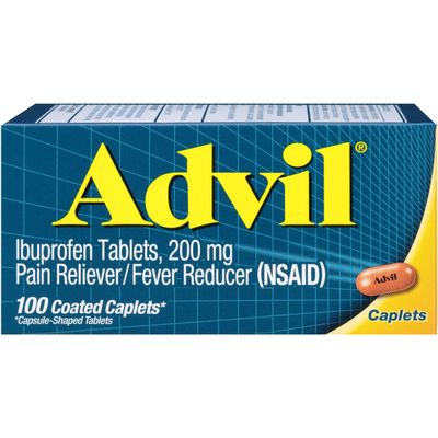 Advil 200mg Caplets 100 Each