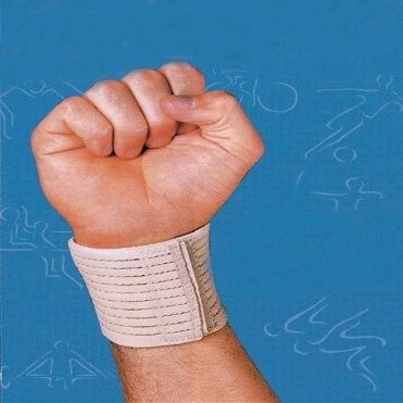 Wrist Support Sport-Aid Strap Elastic Beige One Size Fits Most (1 Each)
