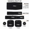 SERENITY2000 Full Body Magnetic Vitality Set for Pain Relief, Reduce Inflammation, Improve Circulation  Eight-Piece Set (Large/XL - waist up to 45") view 4