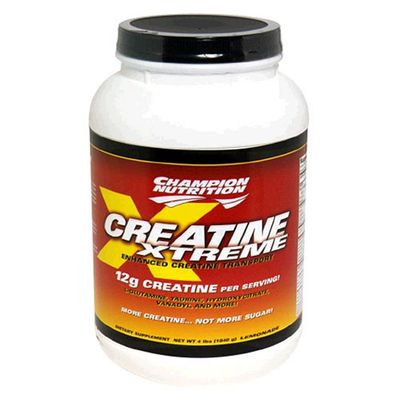 Champion Nutrition Creatine Xtreme Enhanced Creatine Transport Powder, Lemonade, 64-Ounce Plastic Jar