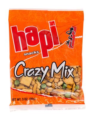 Hapi Crazy Mix, 3-Ounce Bags (Pack of 12)