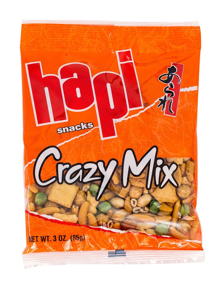 Hapi Crazy Mix, 3-Ounce Bags (Pack of 12)