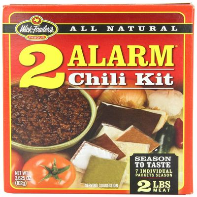 Wick Fowler's Products 2-Alarm Chili Kit, 3.625-Ounce Boxes (Pack of 12)