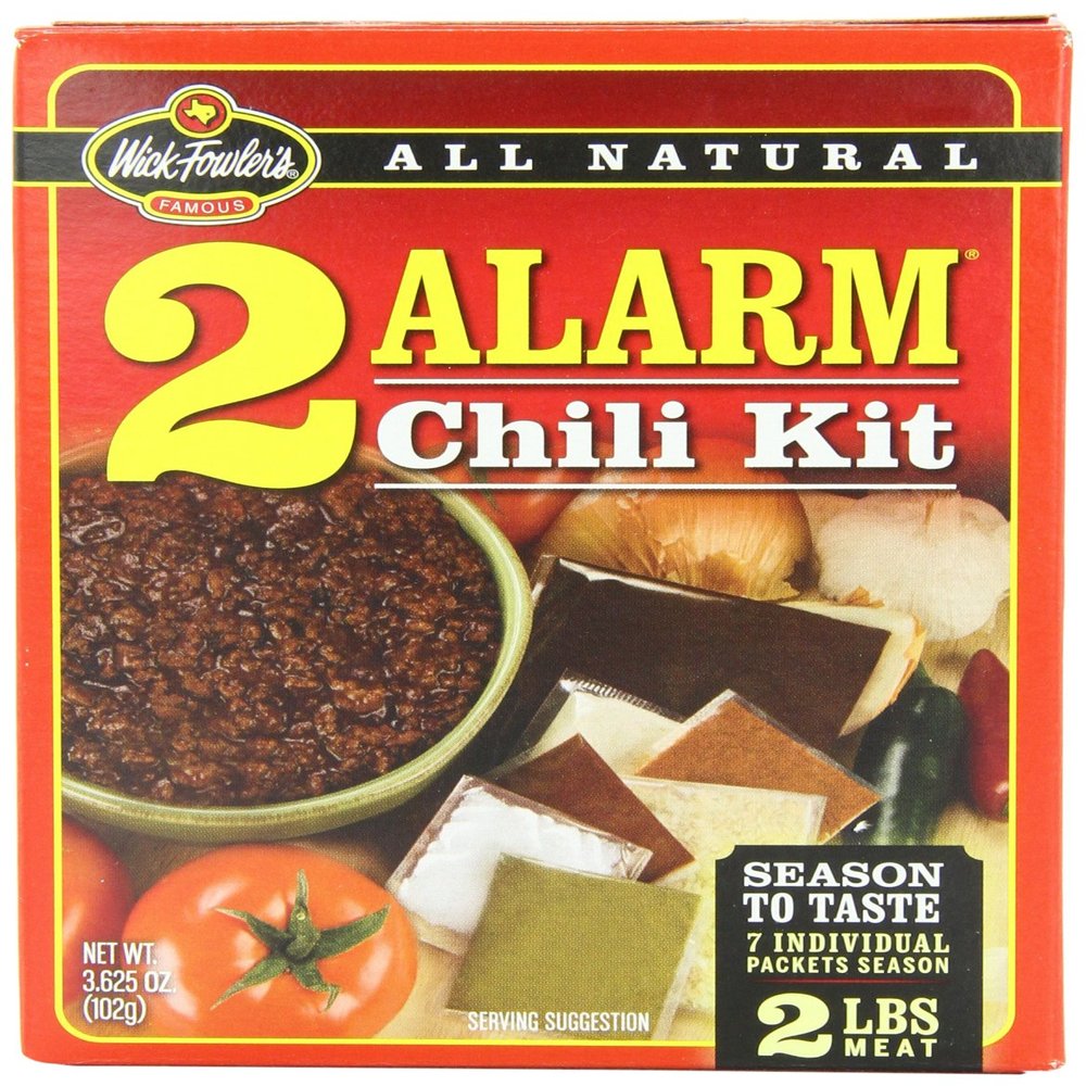 Wick Fowler's Products 2-Alarm Chili Kit, 3.625-Ounce Boxes (Pack of 12)