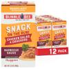 Bumble Bee Snack on the Run BBQ Chicken Salad with Crackers Kit, 3.5 oz (Pack of 12) - Ready to Eat, Spoon Included - Shelf Stable & Convenient Protein Snack view 1