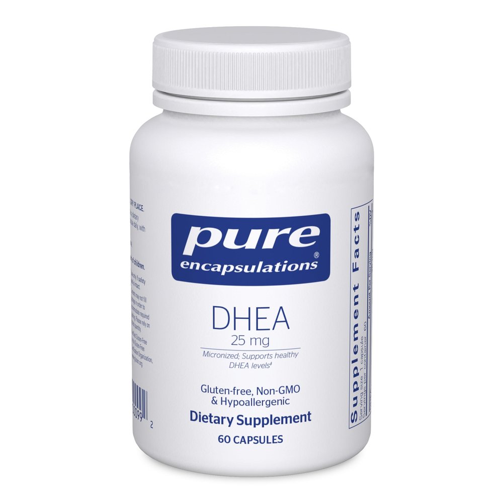 Pure Encapsulations DHEA 25 mg, 60 Capsules