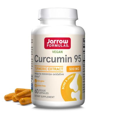 Jarrow Curcumin 95 Supplement, Turmeric Extract, Joint Support, 60 Capsules