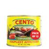 Cento Caponata Eggplant Appetizer, 7 Oz (Pack of 12), Canned Sicilian Eggplant, Onions, Tomatoes, Olives, Capers & Celery in Marinade, Made in Italy view 1