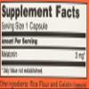 NOW Food Melatonin 3 mg 60 Capsules view 4