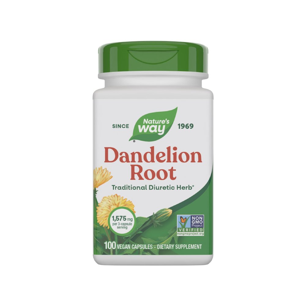 Nature's Way Dandelion Root Capsules, 1,575 mg per Serving, 100 ct