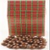 Scott's Cakes Chocolate Malt Balls in a 8 oz. Standing Christmas Plaid Box view 1