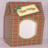 Scott's Cakes Chocolate Malt Balls in a 8 oz. Standing Christmas Plaid Box view 3