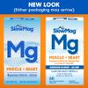 SlowMag Muscle + Heart Magnesium Chloride with Calcium Supplement to Support Muscle Relaxation, Occasional Muscle Cramping & Heart Health, High Absorption, 60 Count view 3